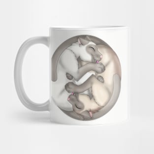 Yin-Yang Cats: Fawn Point Mug